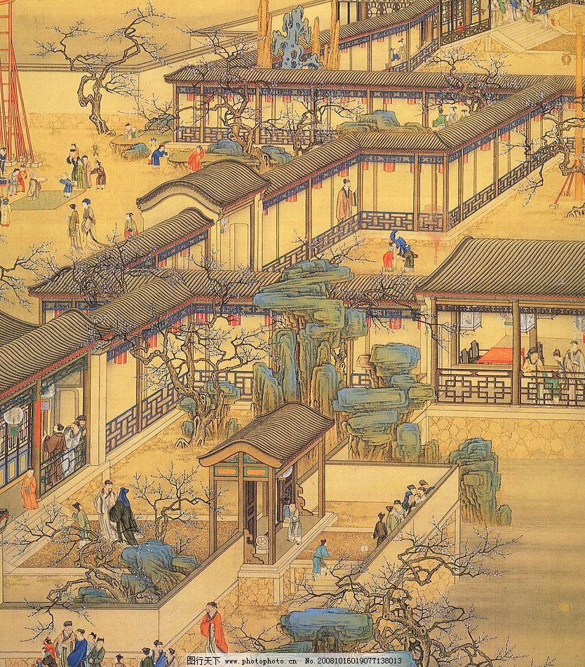 古图国画风景 古代图 国画人物 古画 古代建筑 古代人物 自然景观