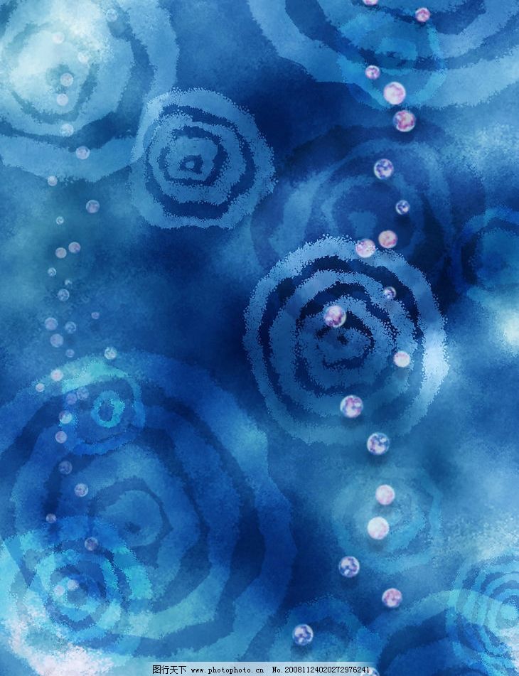 漩涡 蓝色 水面 水纹 水中 水泡 水花 气泡 底纹边框 背景底纹 设计