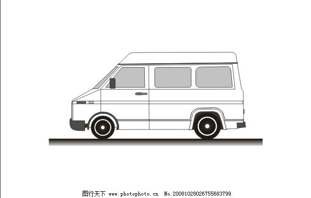 依维柯汽车 左侧面 右侧面